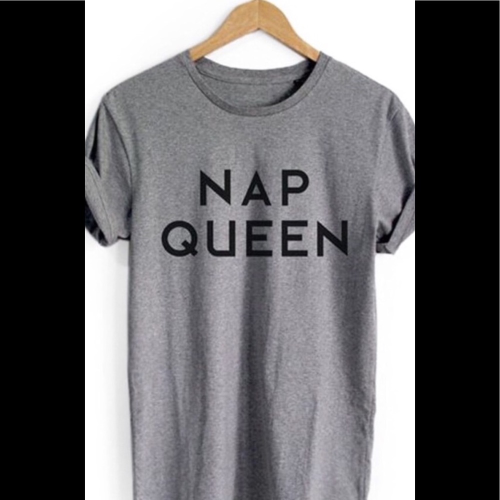 “Nap Queen” Grey Tee